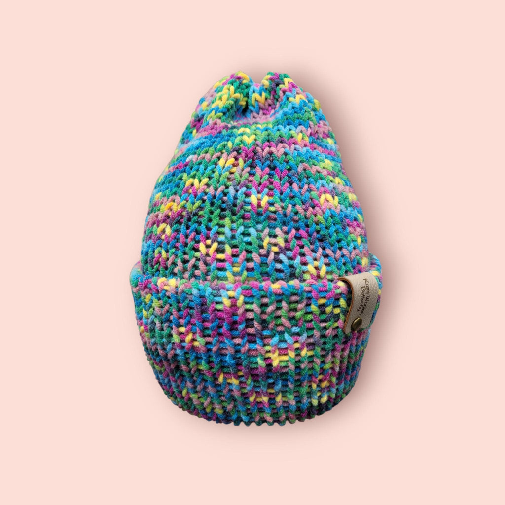 multicolour beanie hat