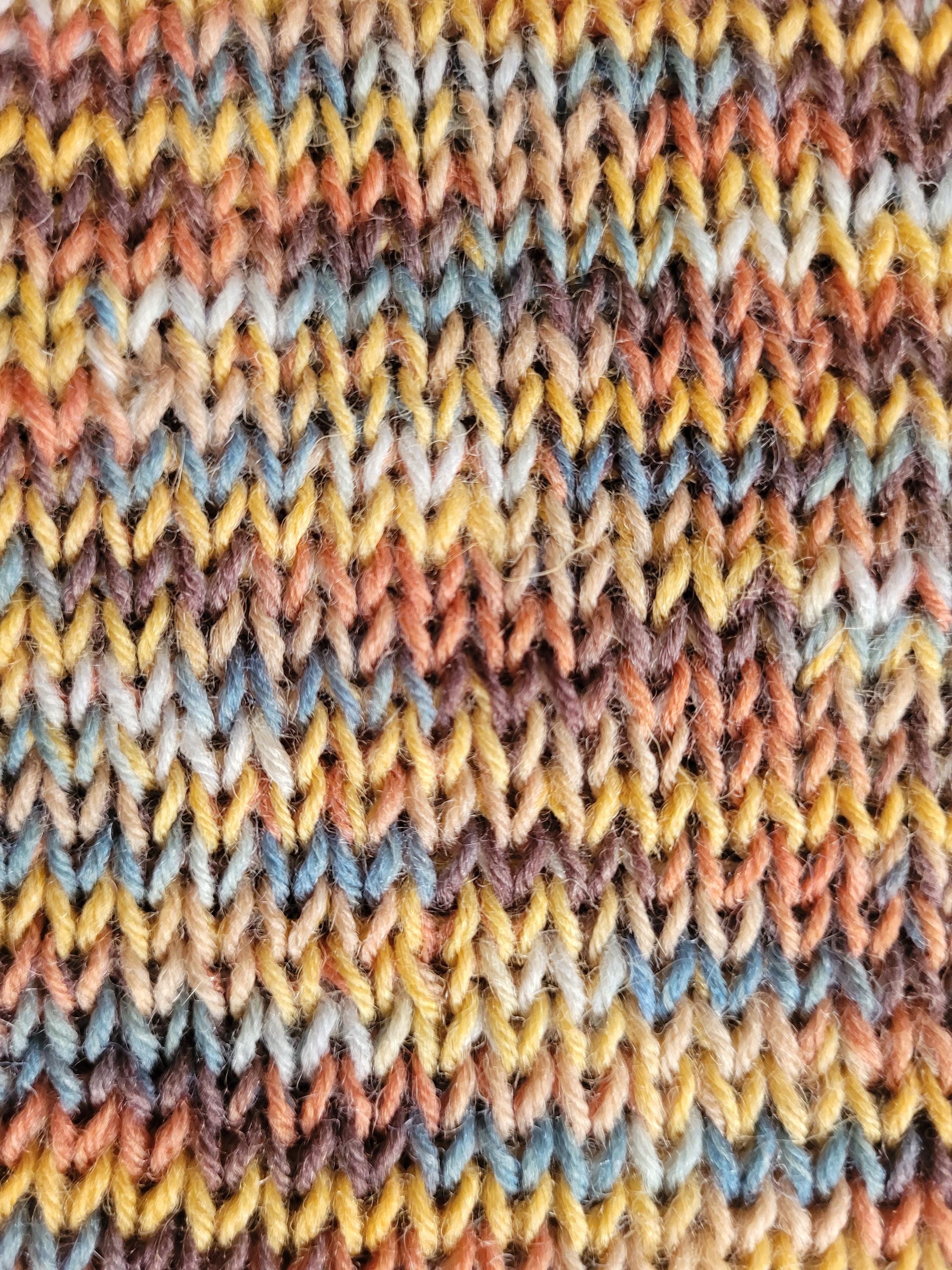 handmade leg warmers,  woolen and warm,  yellow and blue