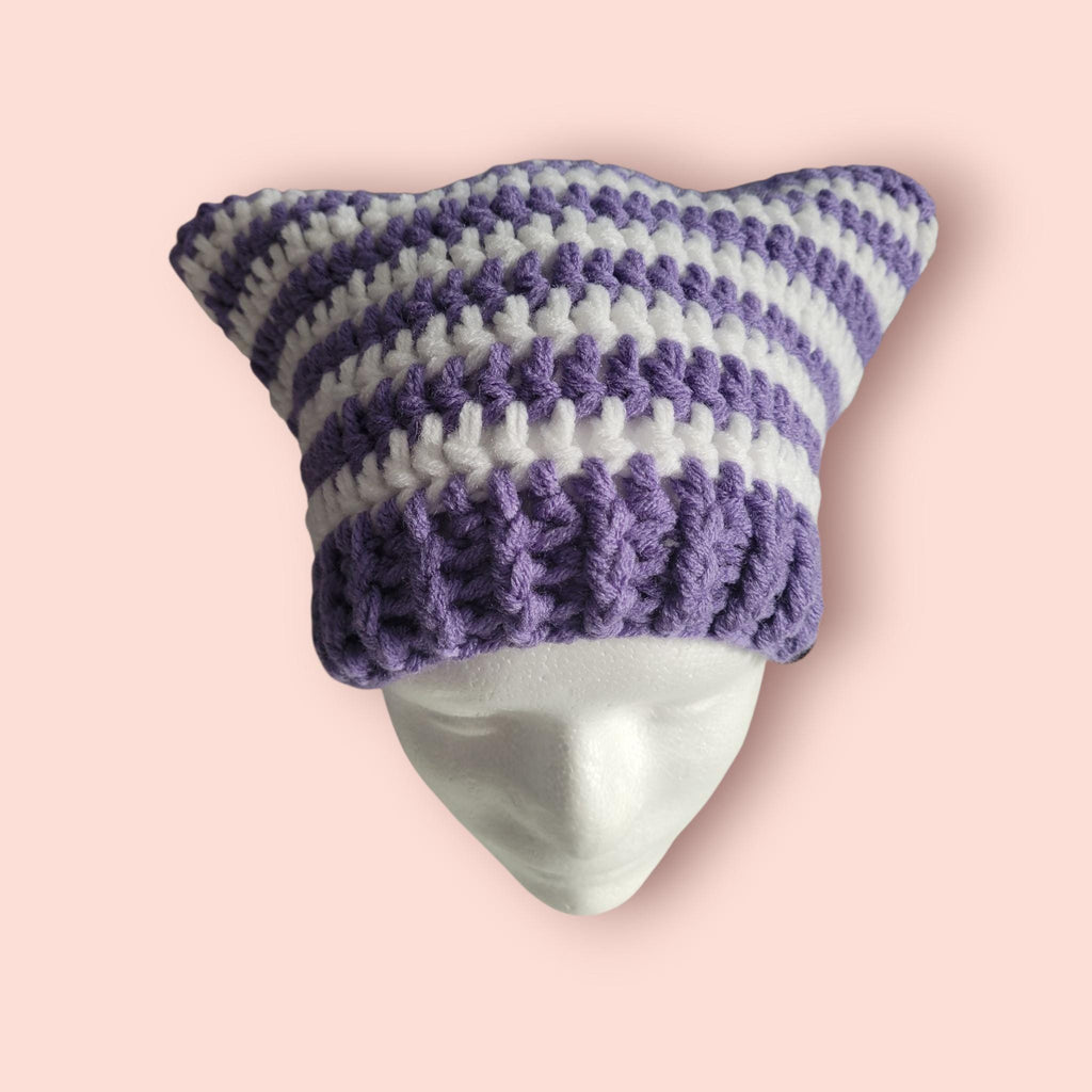 CUSTOM ORDERS, cat beanie hat, 48 shades