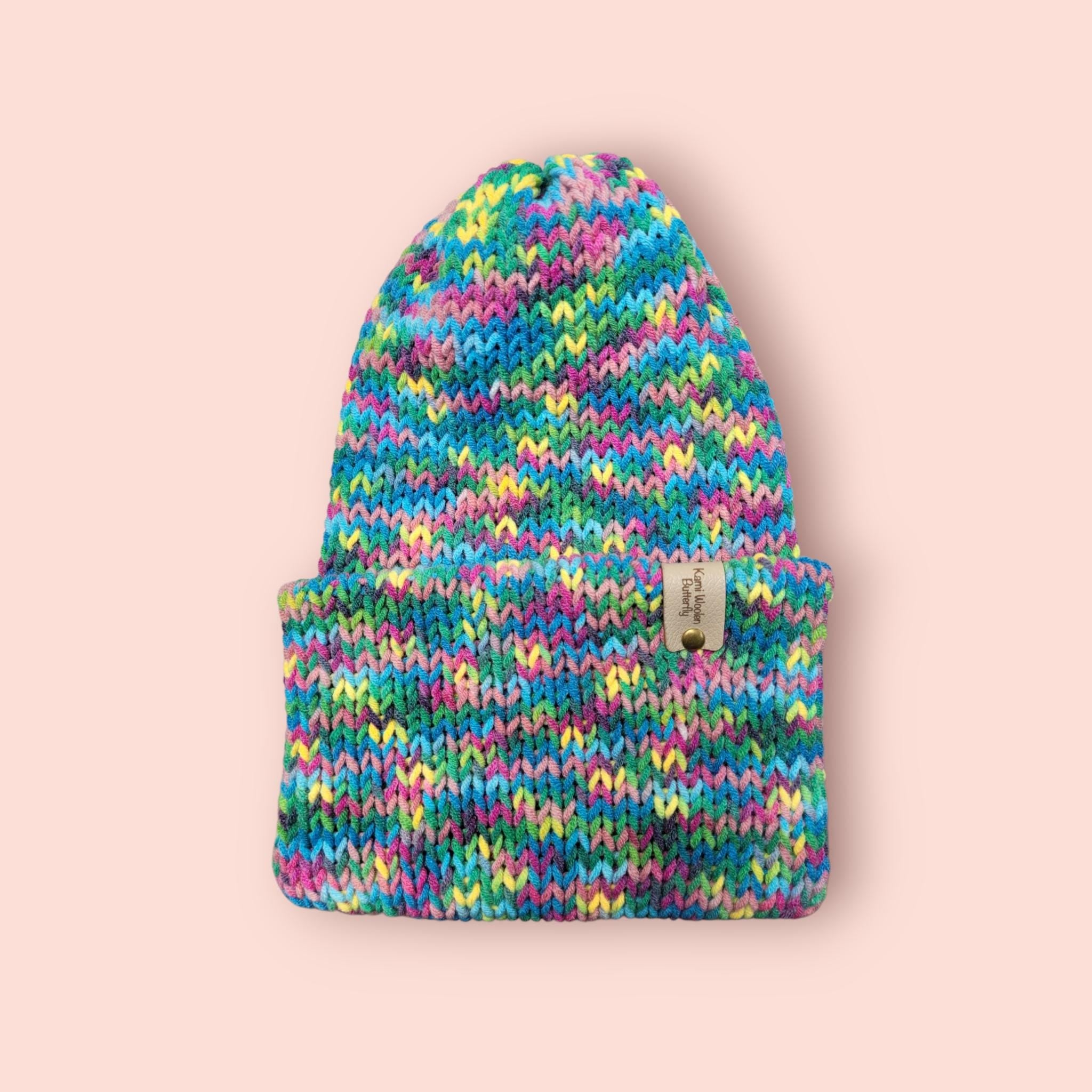 multicolour beanie hat