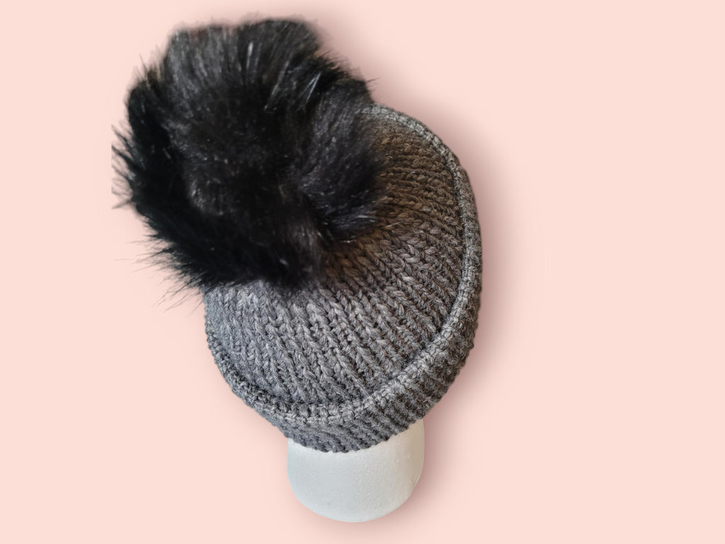 natural, organic alpaca wool beanie hat