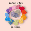 custom orders bucket hats,  festival hats,  53 shades, 100% cotton