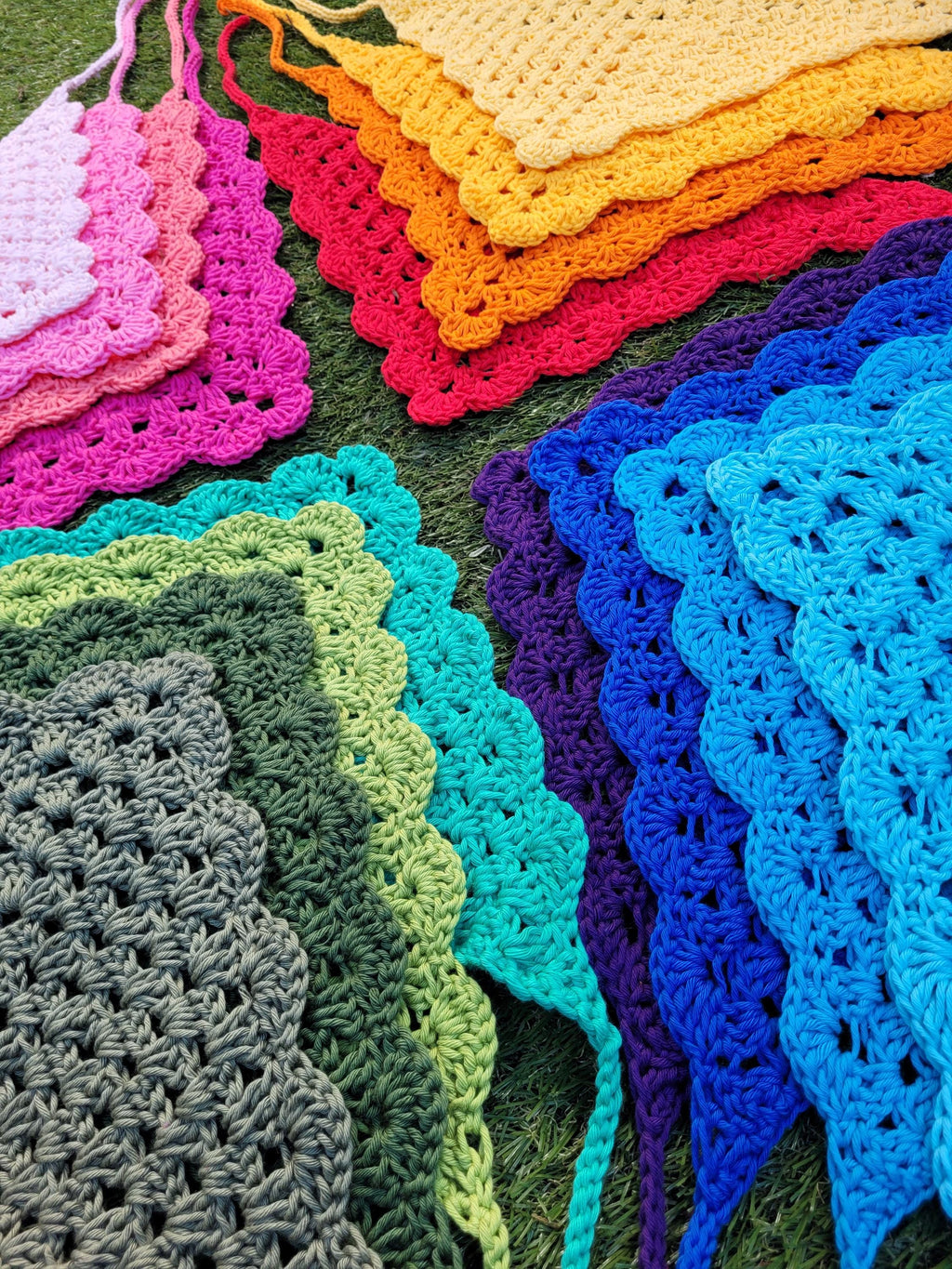 custom orders - cotton hair bandana, 53 shades, sun protection,