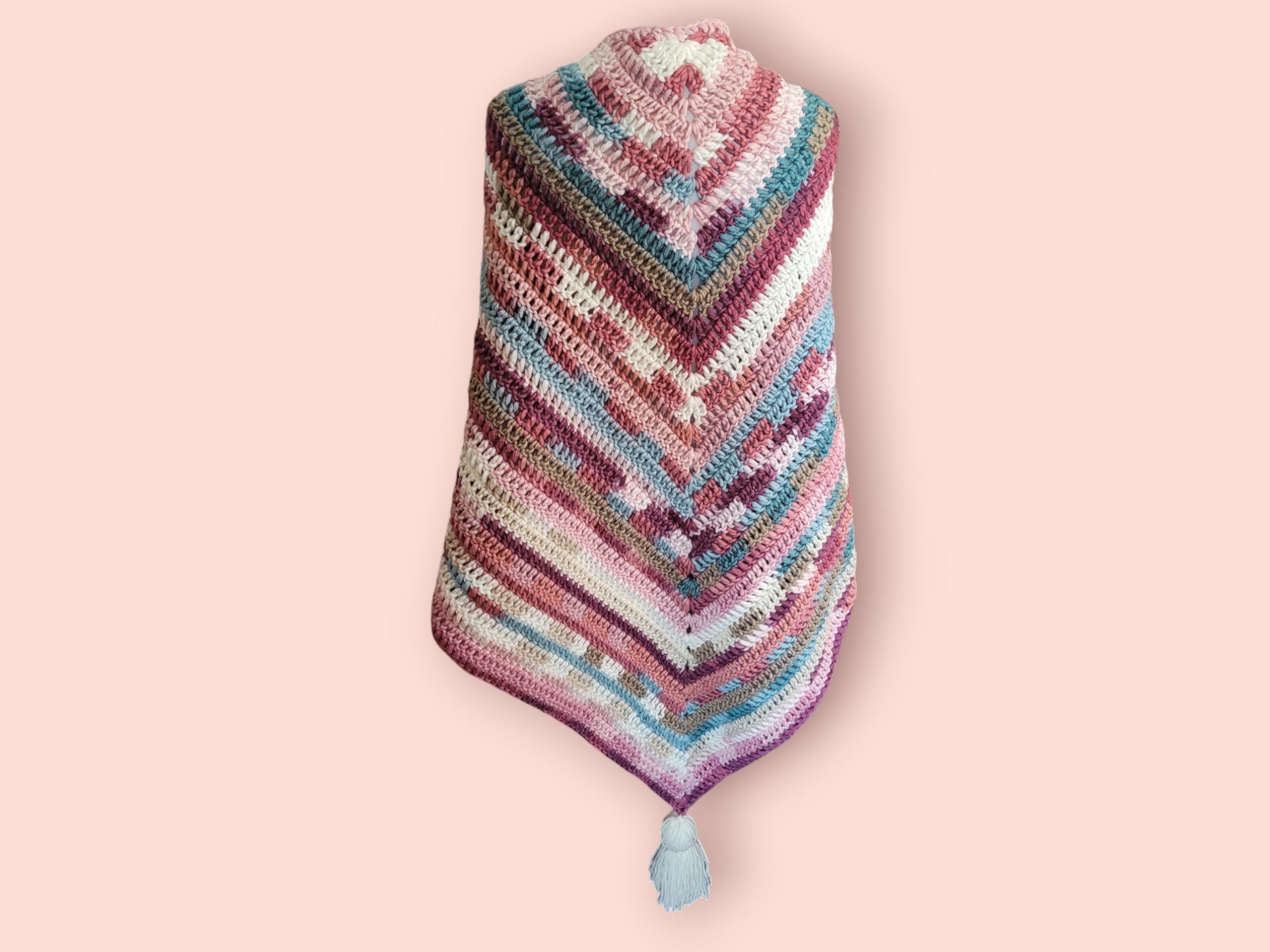 shawl/scarf, warm thick and heavy, Boho style