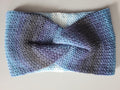 bow style headband,  blue ombre