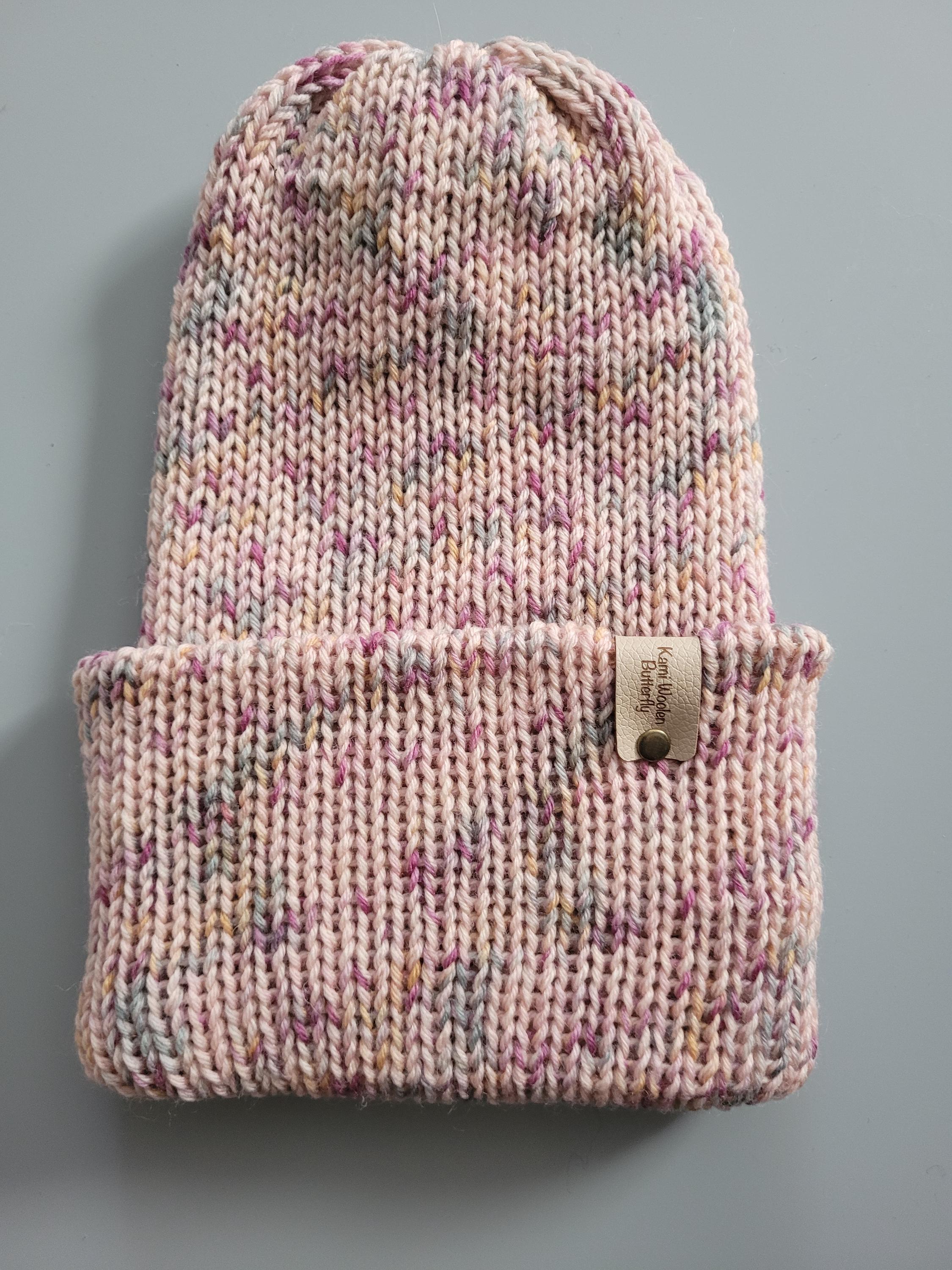 beanie hat, 100% organic merino wool, size S/M