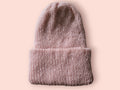 beanie hat vintage pink