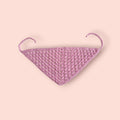 pink cotton hair bandana
