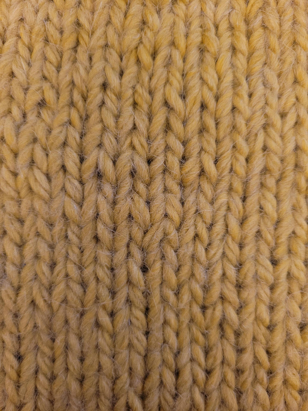 handmade XXL slouchy beanie, curry yellow, with merino and alpaca