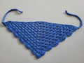 Royal blue handmade cotton hair bandana
