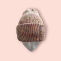 handmade beanie hat,  100% organic merino wool,  size S/M