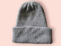 beanie hat light grey