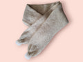 elegant scarf with mohair and pailettes